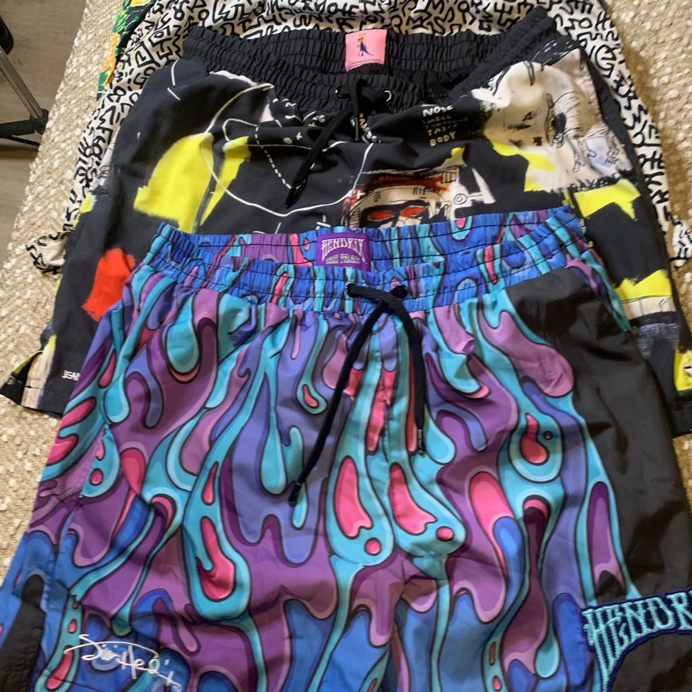Colorful Graphic Shorts